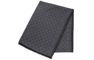 Gucci GG-jacquard wool scarf