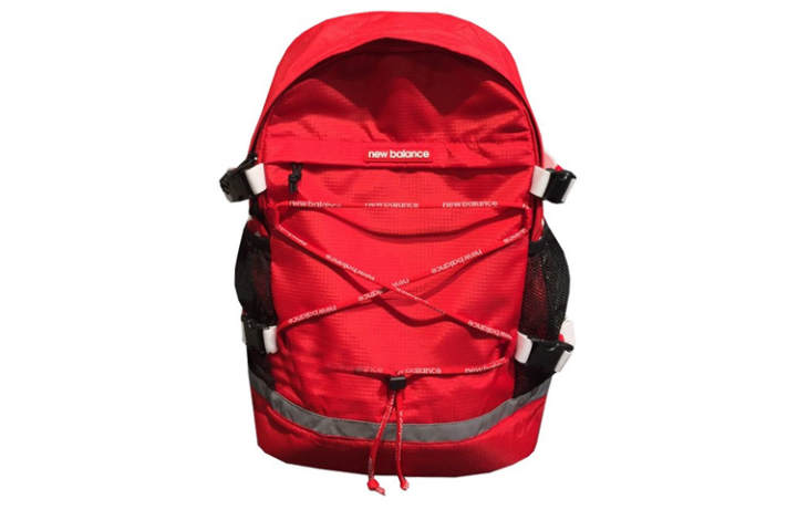 New Balance New Balance Fabric Backpack Travel Bag, Casual Bag Regular Unisex Red