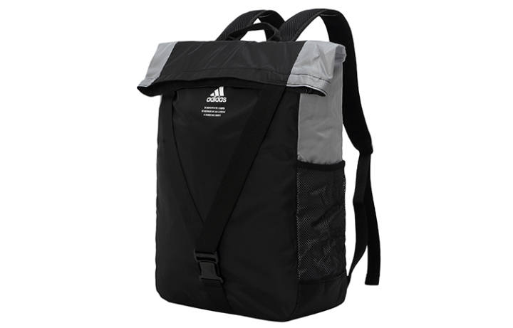Adidas Adidas Polyester Handbag, Laptop Bag, Backpack Unisex Black Gray Patchwork
