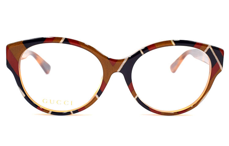 GUCCI GUCCI Butterfly Eyeglass Frames Women's