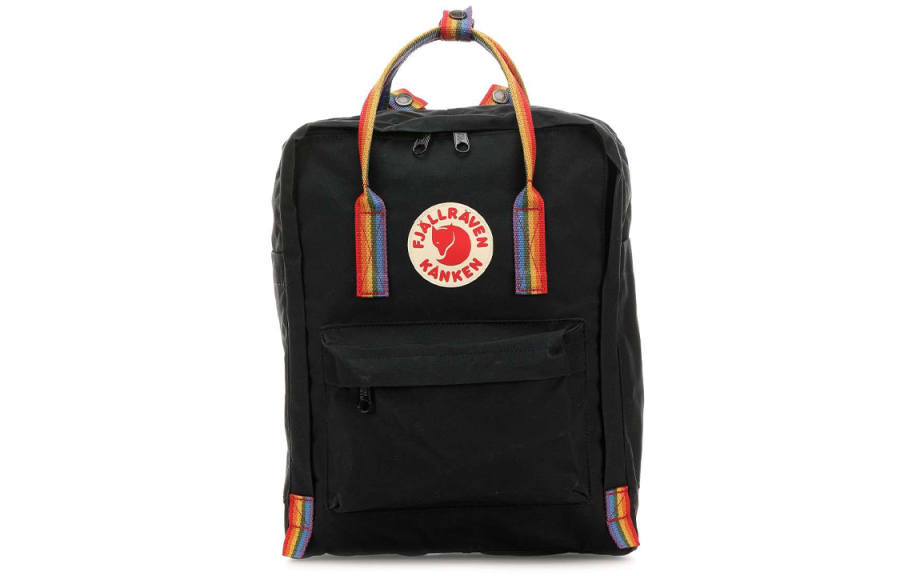 Fjallraven Kanken 16L Backpack Outdoor Bag Natural Material Black Unisex