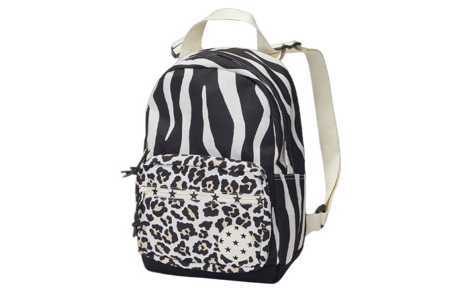 Converse Converse Polyester Backpack Regular Unisex Zebra Print Color