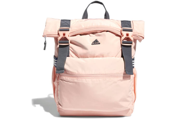 Adidas Adidas Metal Accessories Polyester Backpack Women's Light Pink Red