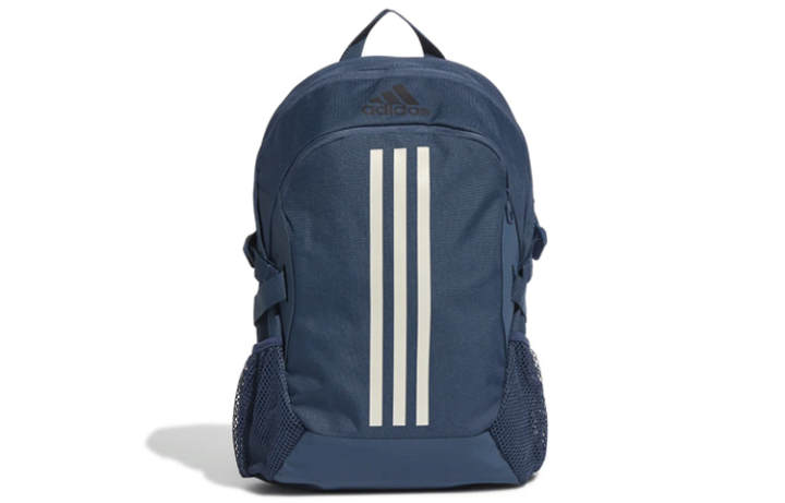 Adidas Adidas Polyester Backpack Regular Unisex Navy Blue Brown