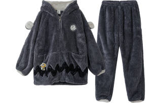 YSO x SNOOPY Pajama Set Men's Dark Gray