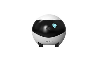 Enabot Smart Mobile Surveillance Cameras Head Pet Monitoring Companion Robot, Two Way Communication, Standard Ebo Se