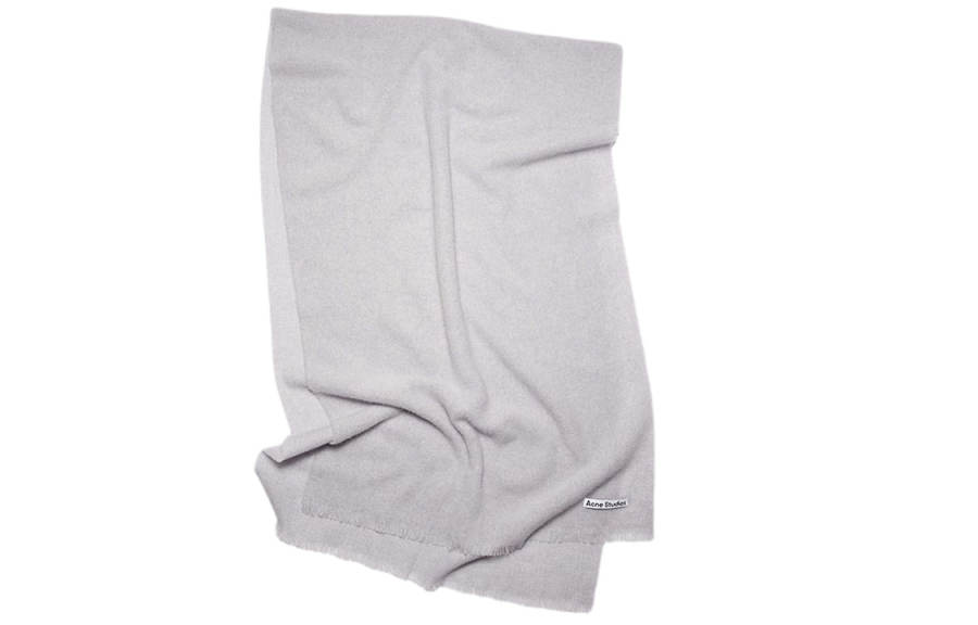 Acne Studios Acne Studios Knit Scarves Unisex Light Heather Gray