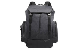 TUMI Polyester Backpack Men's Charcoal Gray Gradient