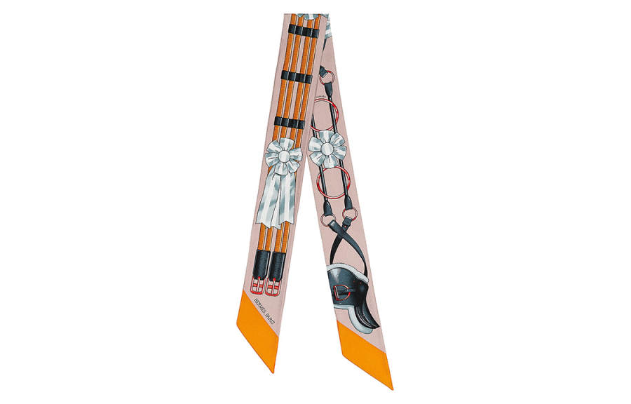 HERMES Jumping 100% Silk Twill Scarves Women's