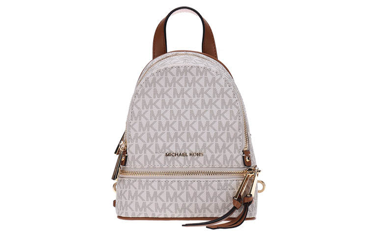 MICHAEL KORS Cow Leather Backpack Small Women's Vanilla White