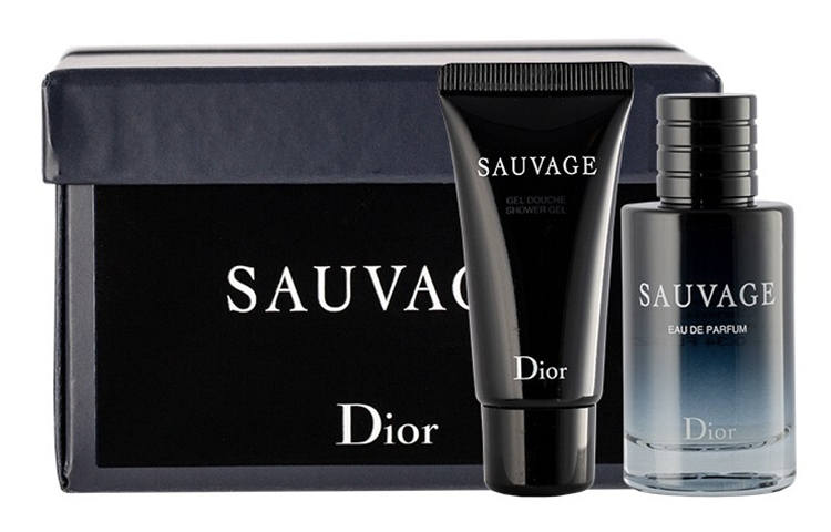 DIOR Wild Fragrance Shower Gel Travel Size Men's Perfume Set, Fougere