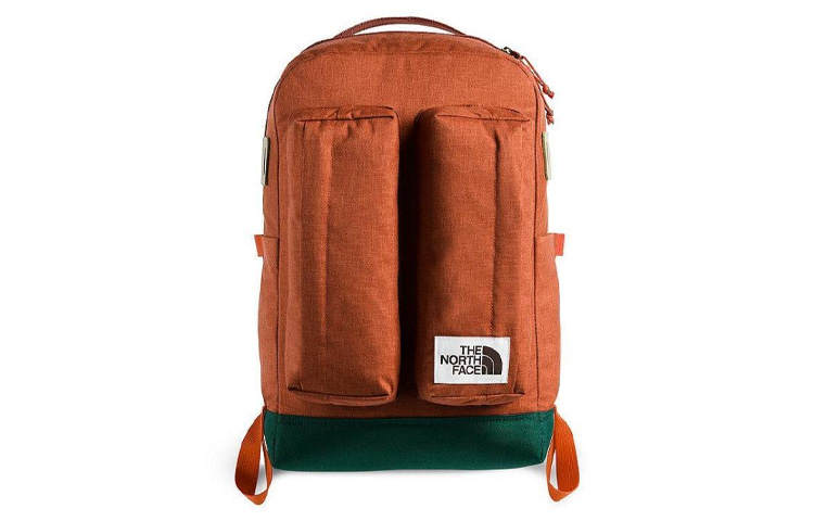 THE NORTH FACE 25.5L Backpacks Zip Closure Dark Red Unisex