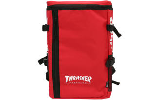 Thrasher Polyester Backpack Unisex Red