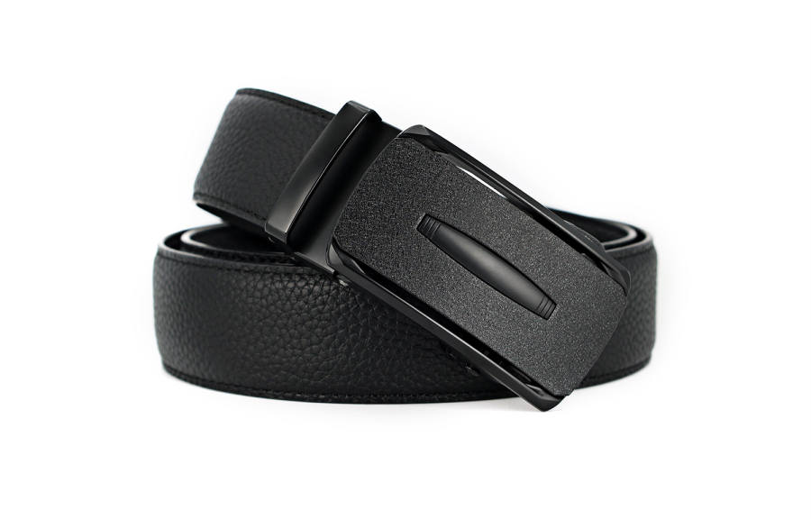 MUSTKOO MUSTKOO Automatic Buckle Cow Leather Belts Men's 3.5cm