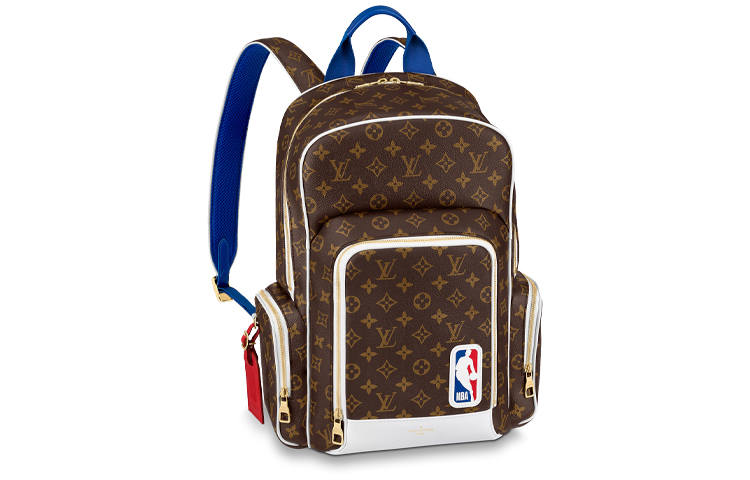 LOUIS VUITTON LOUIS VUITTON Leather Backpack Men's Brown