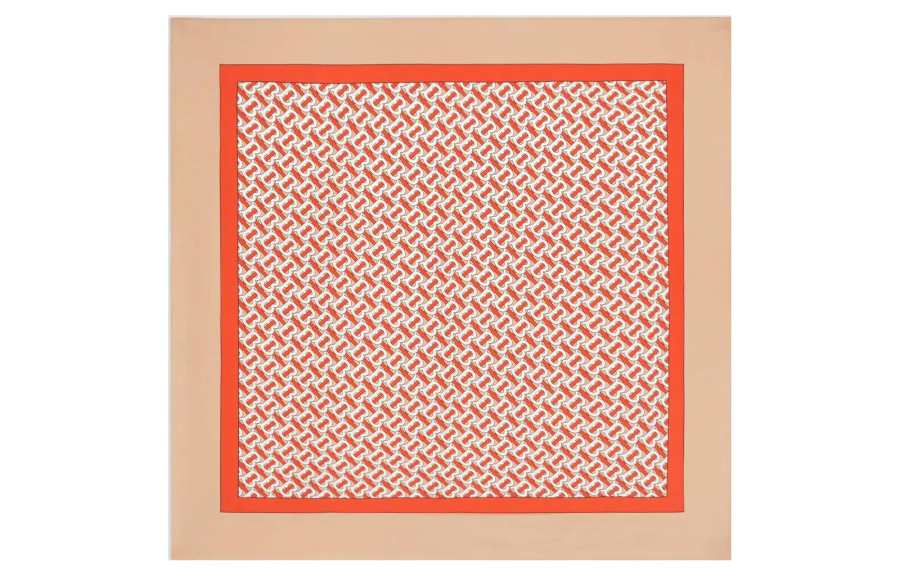 Burberry Scarves Unisex Vermilion
