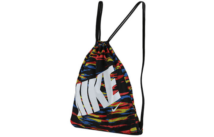 Nike Nike Polyester Backpack Regular Unisex Black Print