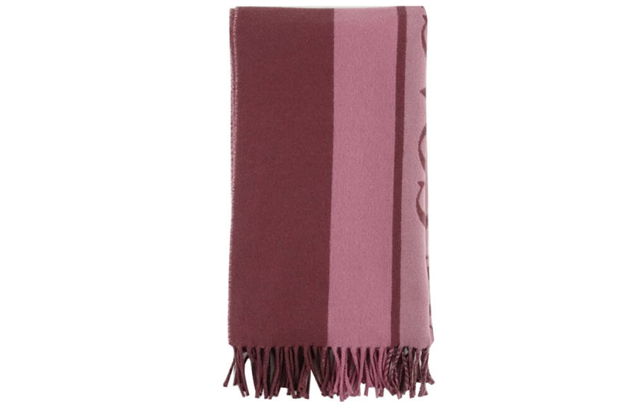 COACH COACH Knit Scarves Unisex Burgundy