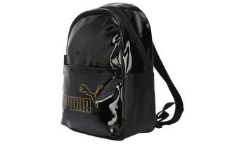 PUMA Leather Backpack Regular Unisex Black