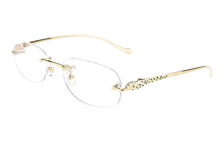 Cartier Panthère rectangular frame glasses