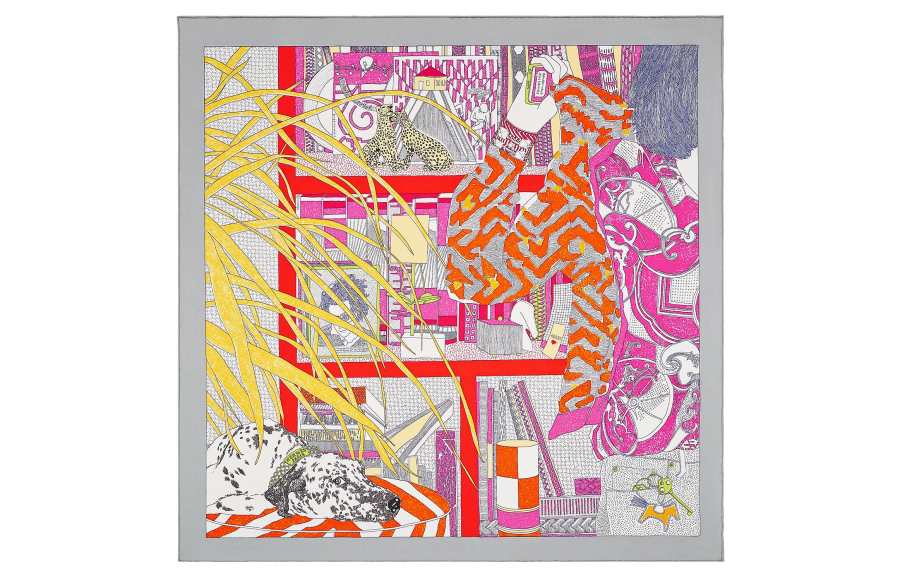 HERMES HERMES Scarves Unisex Multicolor