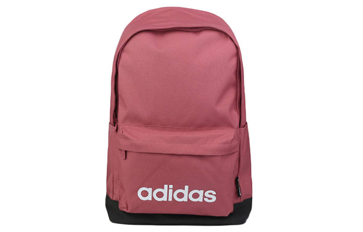 Adidas Adidas Recycled Polyester Plain Weave Fabric Backpack Regular Unisex Brick Red