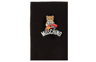MOSCHINO Knit Scarves Unisex Black