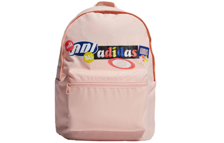 Adidas Adidas Recycled Polyester Plain Weave Fabric Backpack Regular Women's Pink