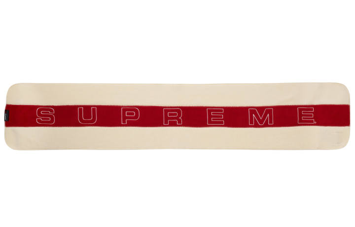 Supreme Supreme Wool Knit Scarves Unisex Ecru