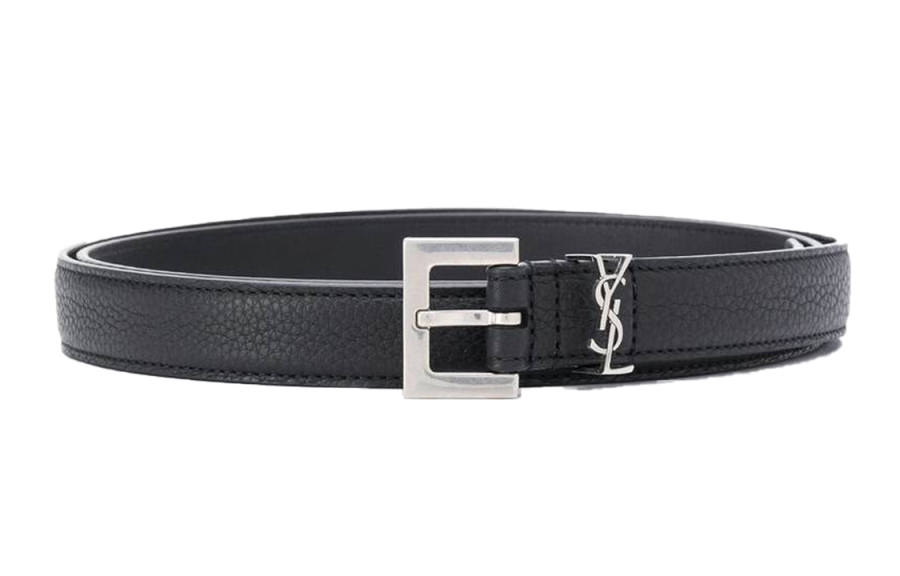 SAINT LAURENT SAINT LAURENT Monogram Appliqué Belt