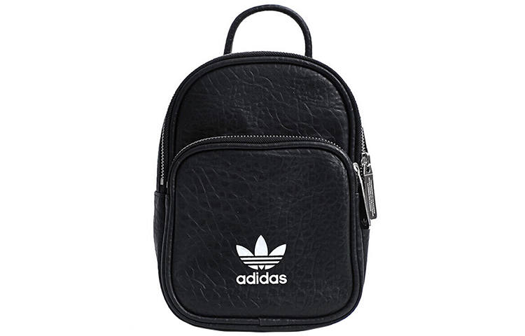 Adidas Originals Trefoil Polyurethane Backpack Mini Unisex Black