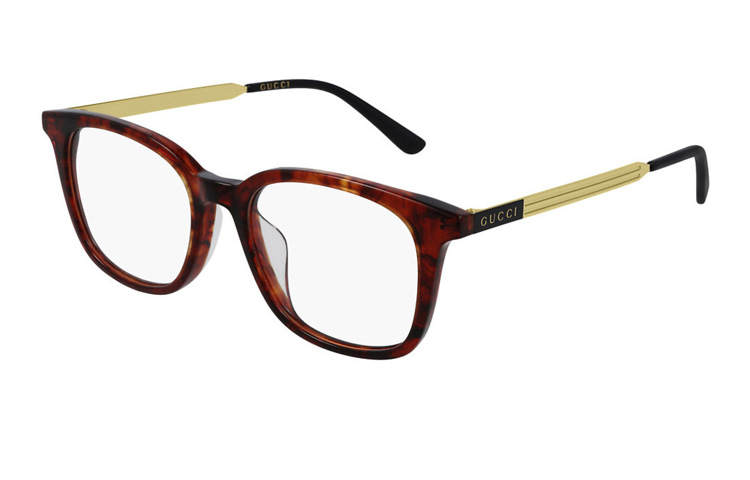 GUCCI GUCCI Square Prescription Glasses Men's