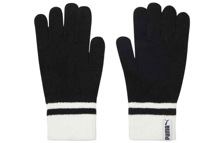 PUMA PUMA Knit Gloves Unisex Black White