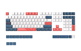 MACHENIKE Mechanical Engineer, Mechanical Keyboard PBT Sublimation Keycap OEM Height, Replacement Keycap 123 Keys