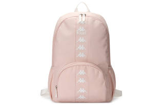 Kappa Polyester Large Capacity Backpack Laptop Bag Regular Women's Cherry Blossom Pink