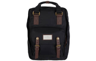 Doughnut Nylon Laptop Bag Backpack Regular Unisex Black