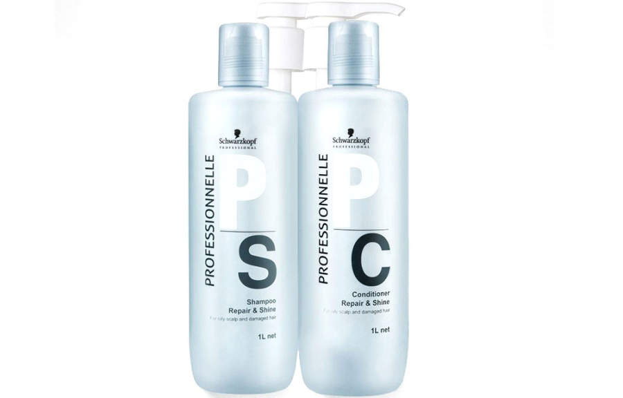SCHWARZKOPF SHIHUAKOU Repairing Shiny Premium Experience Shampoo & Conditioner Sets Moisturizing And Nourishing Cleaning 2 Bottles