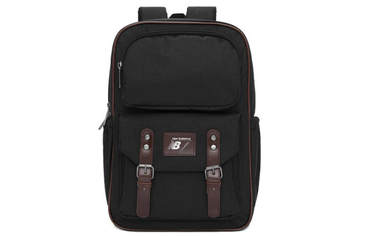New Balance New Balance Zip Closure Fabric Backpack Regular Unisex Black