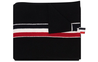 THOM BROWNE 【Previous Season】tricolour detail knitted scarf