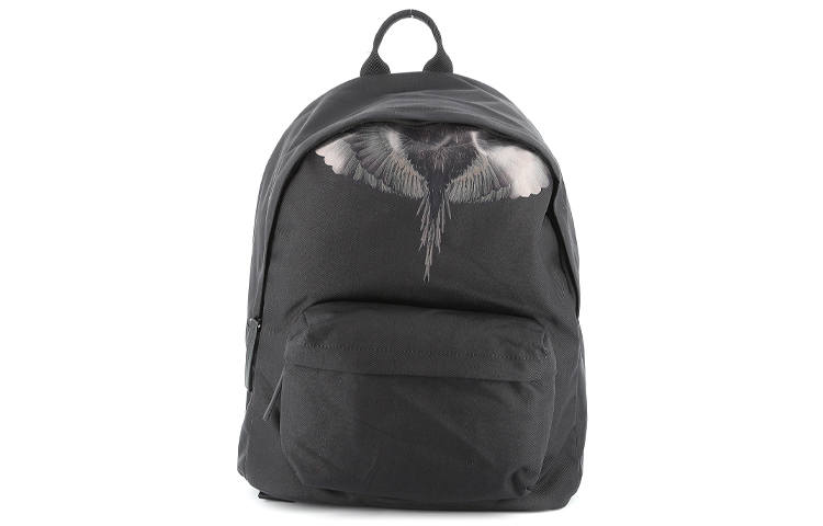 Marcelo Burlon Zip Closure Nylon Backpack Men's Black