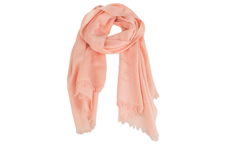 COACH COACH Wool Knit Scarves Women's Pink