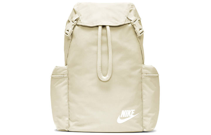Nike Nike Heritage Polyester Backpack Unisex Light Orewood Brown White