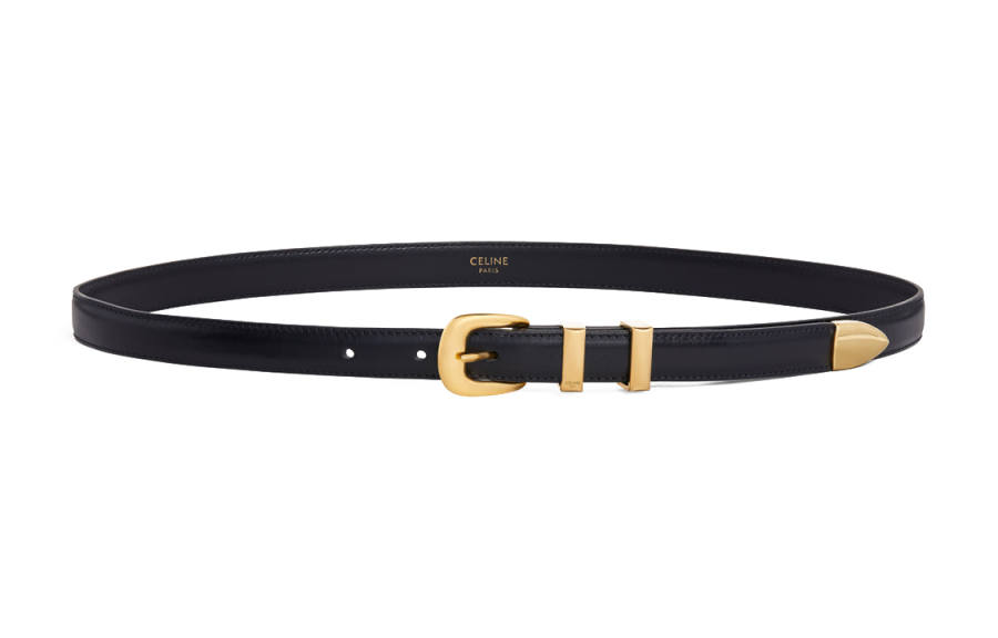 CELINE CELINE Western 14 Buckled Belt
