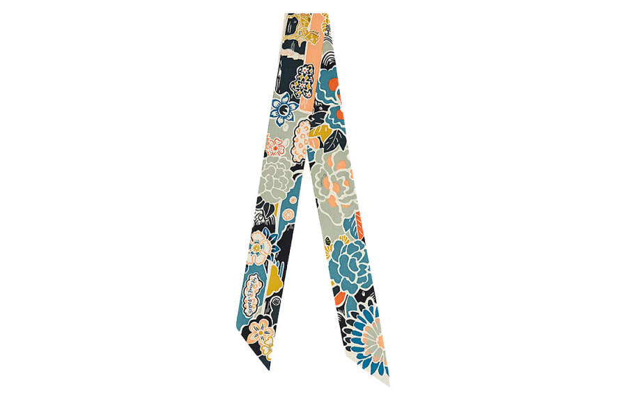 HERMES HERMES Scarves Women's Black Green