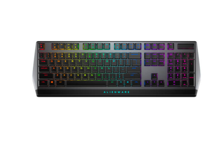 ALIENWARE ALIENWARE AW510K Wired Connection Cherry Short Red Switch Floating Keyboard Structure, Black Gaming Mechanical Keyboard