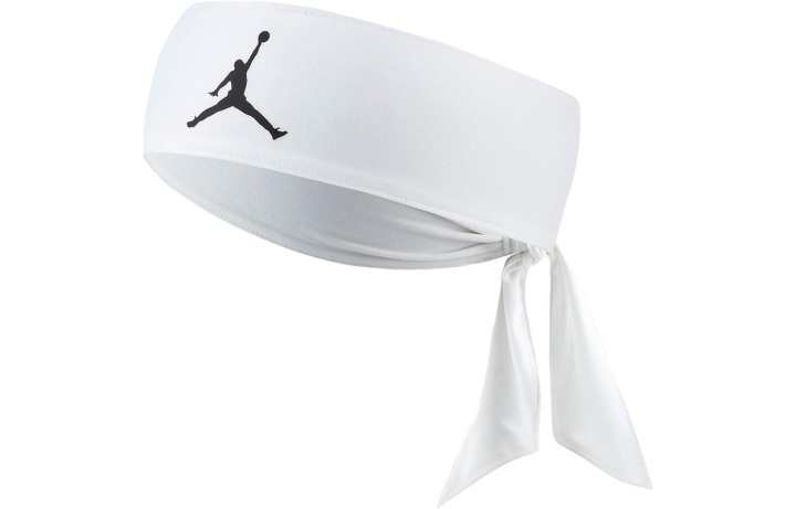 Jordan Jordan Sweatbands Strap Moisture Wicking Sweatband 1 Pc White Men's