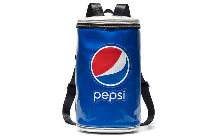 Pepsi Pepsi Pu Bucket Bag Backpack Unisex Blue/Black