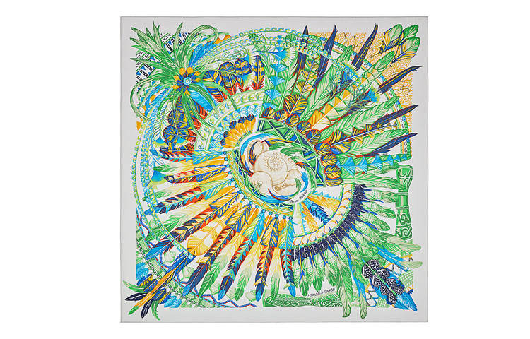 HERMES HERMES Headwraps Women's Green