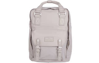 Doughnut Nylon Fabric Backpack Regular Unisex Stone