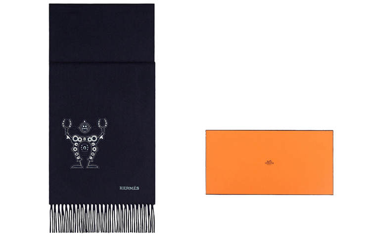 HERMES HERMES Knit Scarves Unisex